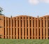 AFC Grand Island - Wood Fencing, 1010 6' board on board overscallop stained