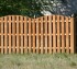 AFC Grand Island - Wood Fencing, 1015 6' overscallop board on board stained