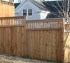 AFC Grand Island - Wood Fencing, 1056 Custom Solid with Accent Top