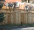 AFC Grand Island - Wood Fencing, 1062 Custom Solid with Accent Top