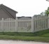 AFC Grand Island - Vinyl Fencing, 4' Overscalloped Pickets PVC with French Gothic Post Caps - AFC - IA
