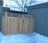AFC Columbus - Wood Fencing, Custom Wood Privacy with Lattice AFC, SD