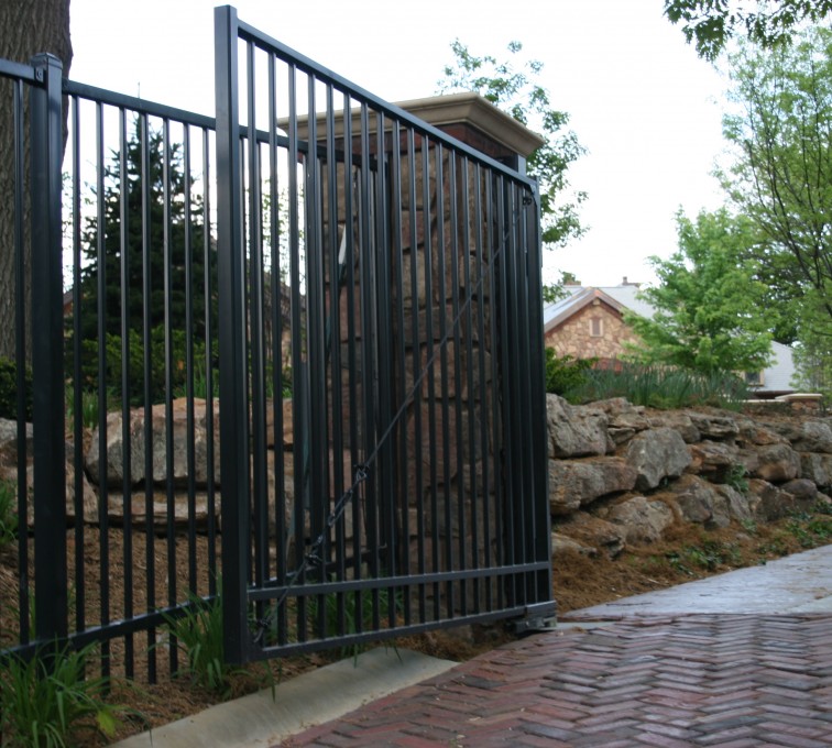 AFC Grand Island - Custom Gates, Estate Double Drive Gate